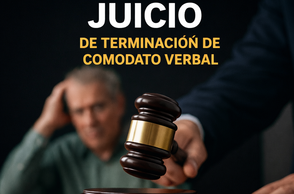 Juicio de terminación de comodato verbal