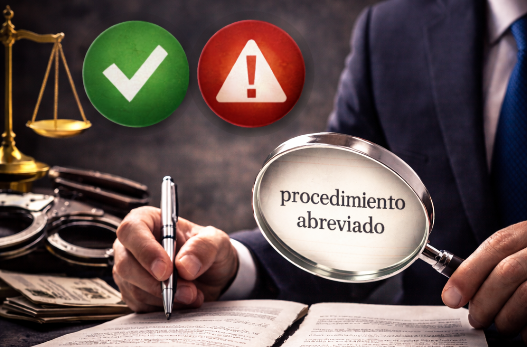 ¿Conviene aceptar un procedimiento abreviado? El papel clave del abogado defenso