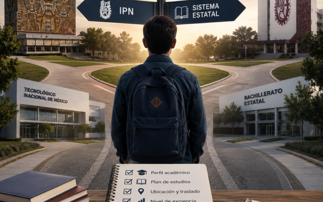 Cómo elegir bachillerato: qué conviene evaluar antes de decidir entre UNAM, IPN, tecnológicos o sistema estatal