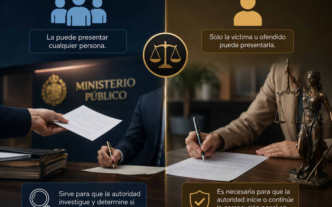 Diferencia entre denuncia y querella: ¿por qué no todos los delitos se persiguen de la misma forma?